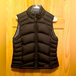 Patagonia black down puffer vest